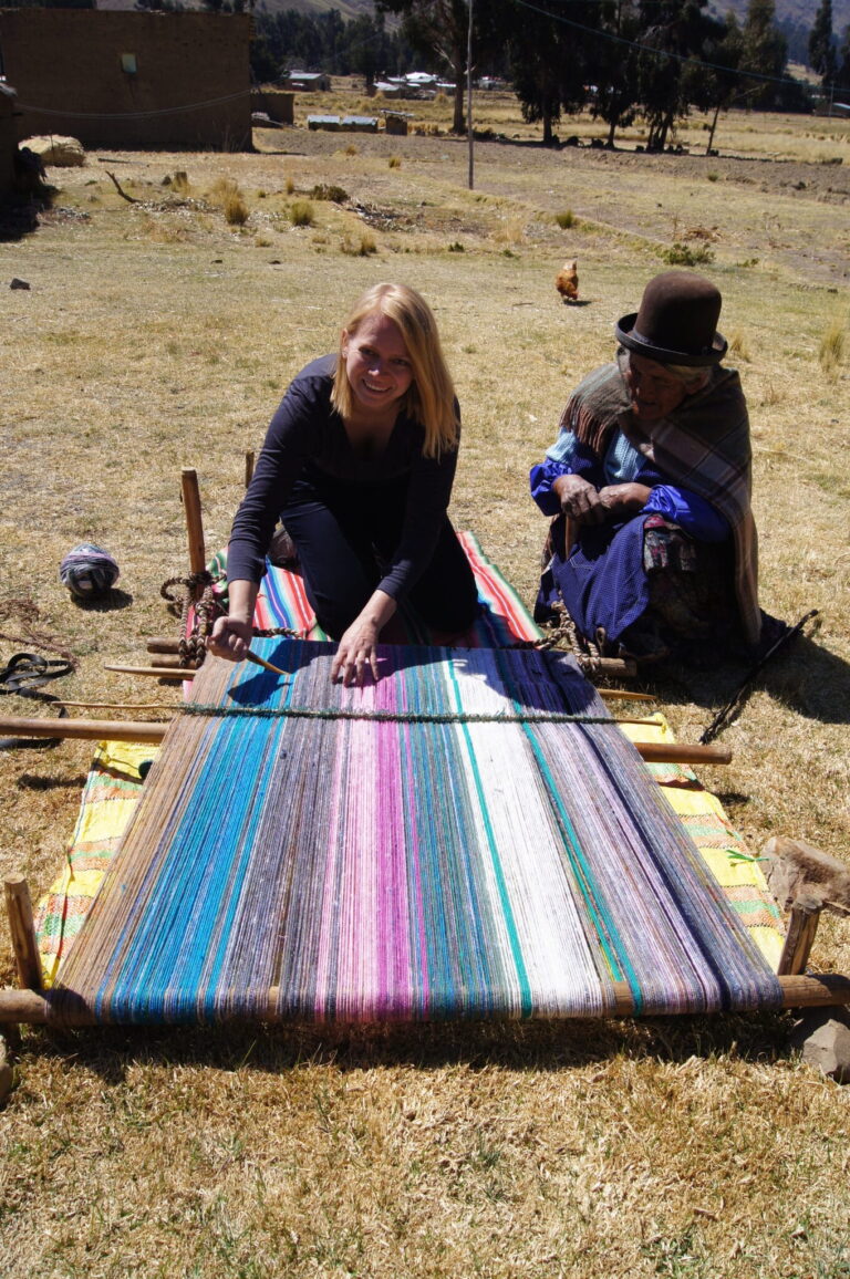 Heidi weaving